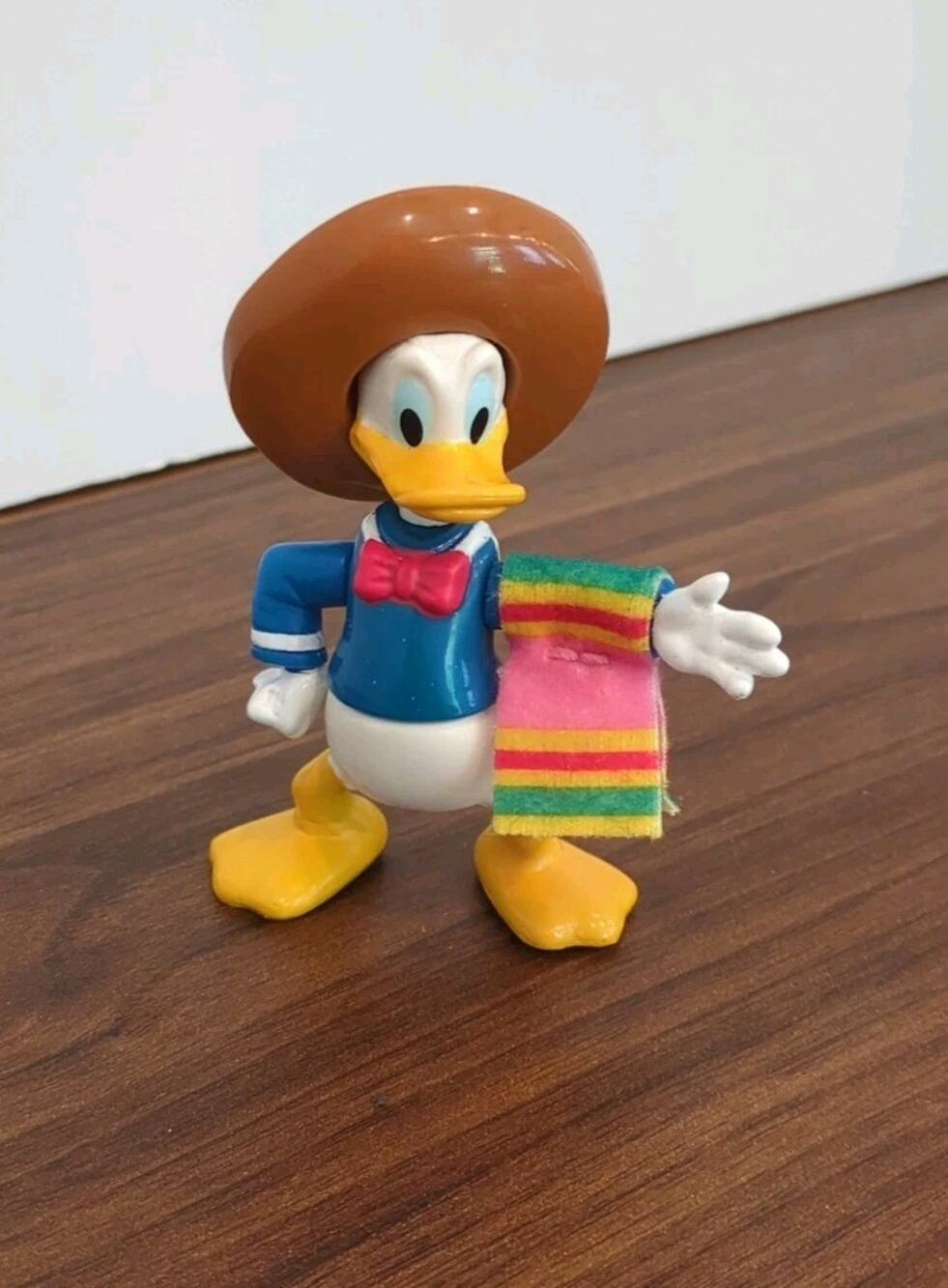 Vintage Disney Donald Duck The Three Caballeros Figure Toy